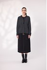WINDSOR TOP - black stri
